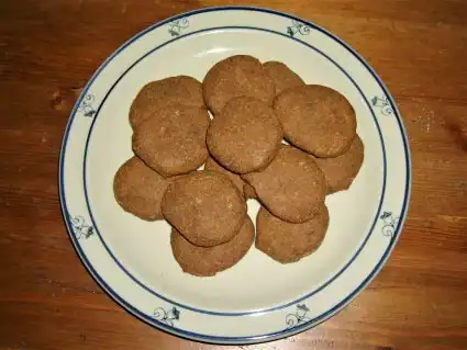 A plate of mushroom cookies for canines