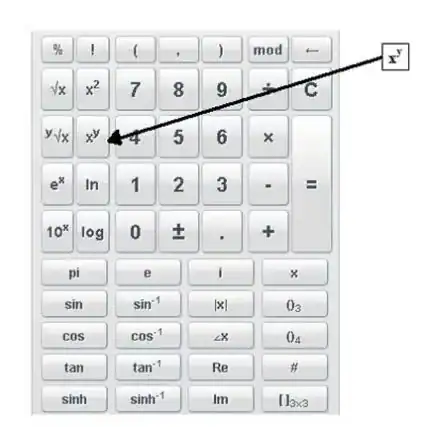 Image of a Windows Calculator